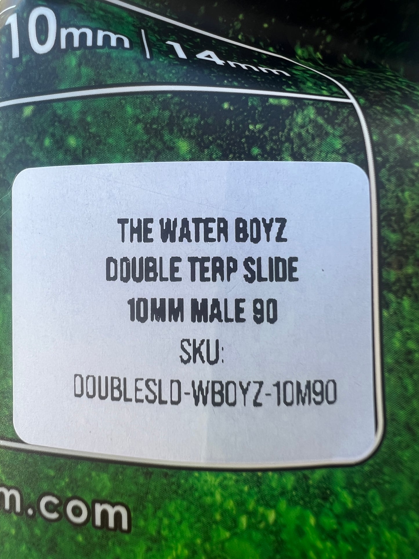 Waterboyz Terporium Banger DOUBLE Slide